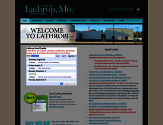 cityoflathropmo.org screenshot