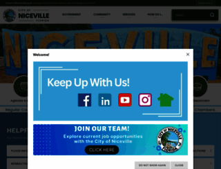 cityofniceville.org screenshot