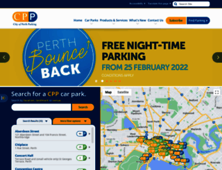cityofperthparking.com.au screenshot