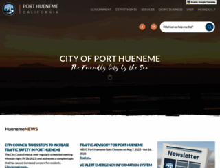 cityofporthueneme.org screenshot
