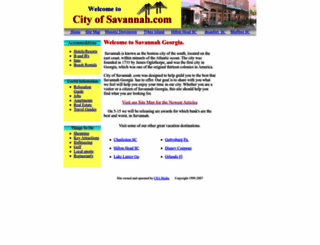 cityofsavannah.com screenshot