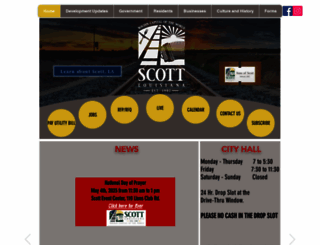 cityofscott.org screenshot