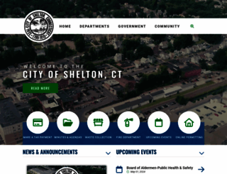 cityofshelton.org screenshot
