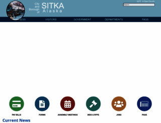 cityofsitka.org screenshot