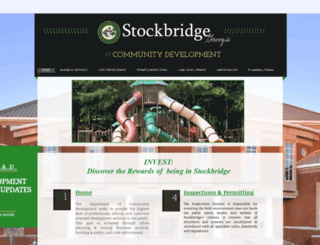 cityofstockbridge-comdev.com screenshot