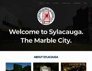 cityofsylacauga.net screenshot