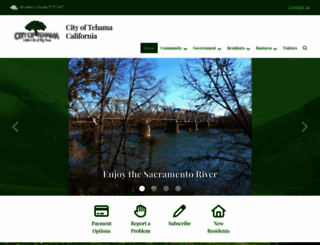 cityoftehama.us screenshot
