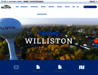 cityofwilliston.com screenshot