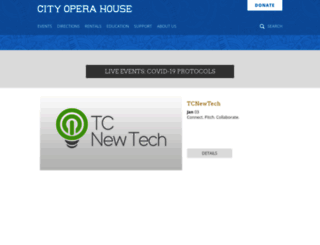 cityoperahouse.org screenshot