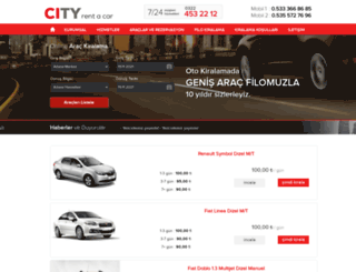 cityotokiralama.com screenshot