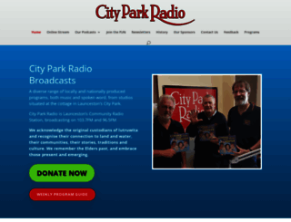 cityparkradio.com screenshot
