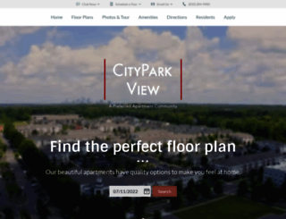 cityparkviewsouthapts.com screenshot