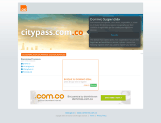 citypass.com.co screenshot