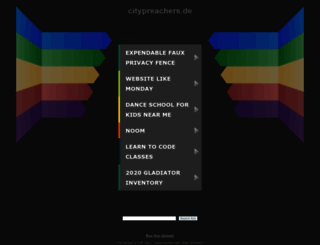 citypreachers.de screenshot