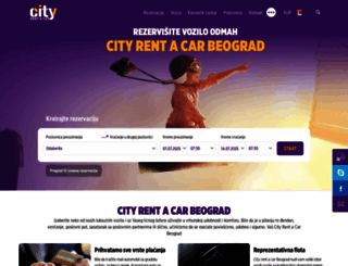 cityrentacar.rs screenshot