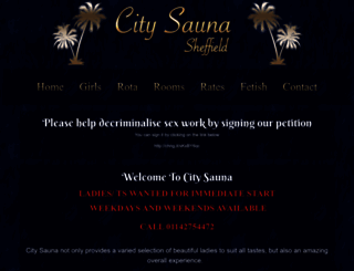 Access . City Sauna Sheffield -