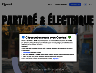 cityscoot.eu screenshot