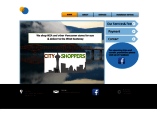 cityshoppers.ca screenshot