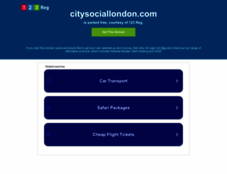 citysociallondon.com screenshot