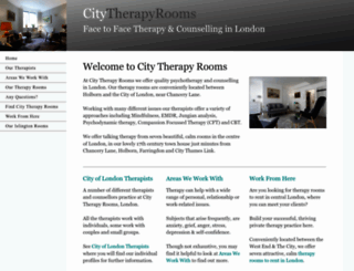 citytherapyrooms.co.uk screenshot