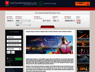 citytransferistanbul.com screenshot