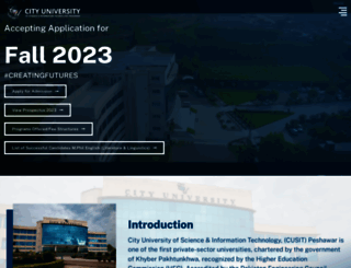 cityuniversity.edu.pk screenshot