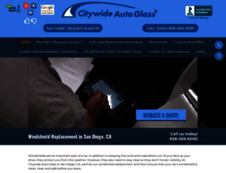 citywideautoglass.com screenshot