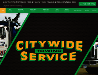 citywidetowingonline.com screenshot