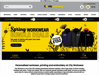cityworkwear.com screenshot