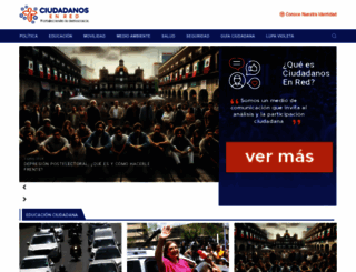 ciudadanosenred.com.mx screenshot