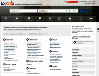 ciudadbolivar.locanto.com.ve screenshot