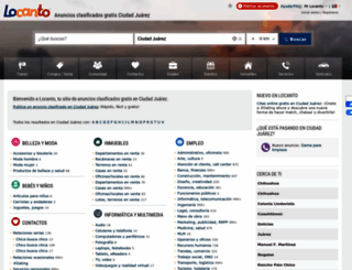 ciudadjuarez.locanto.com.mx screenshot