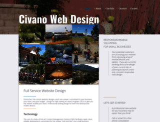 civanowebdesign.com screenshot