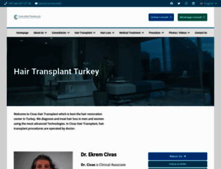 civashairtransplant.com screenshot