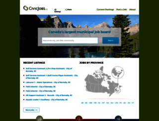 civicjobs.ca screenshot