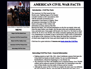 civil-war-facts.com screenshot