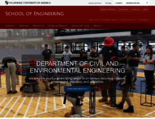 civil.cua.edu screenshot