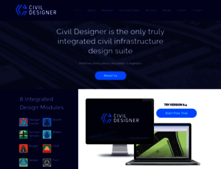 civildesigner.com screenshot