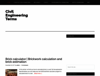 civilengineeringterms.com screenshot