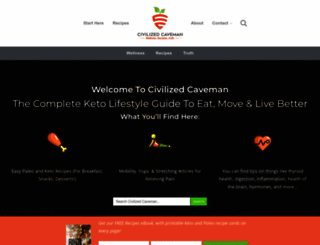 civilizedcavemancooking.com screenshot