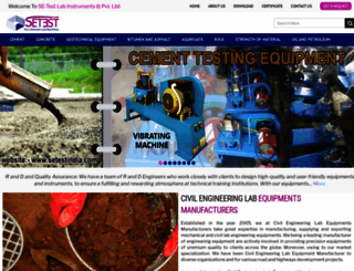 civillabequipmentmanufacturer.com screenshot