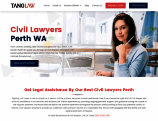 civillawyersperthwa.com.au screenshot