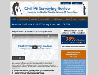 civilpesurveyreview.com screenshot