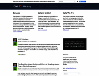 civilpolitics.org screenshot