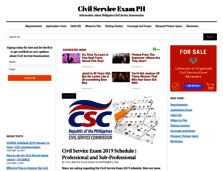 civilserviceexamph.com screenshot