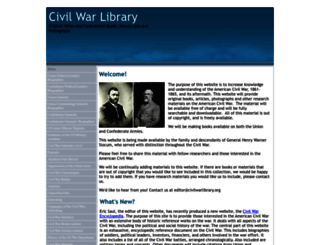 civilwarlibrary.org screenshot