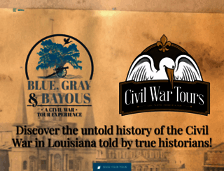 civilwarnola.com screenshot