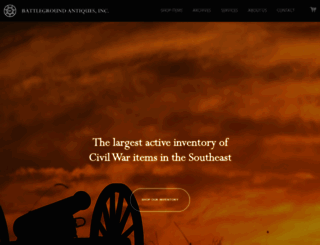 civilwarshop.com screenshot