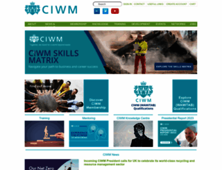 ciwm.co.uk screenshot