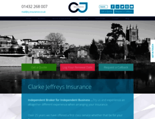 cj-insurance.co.uk screenshot